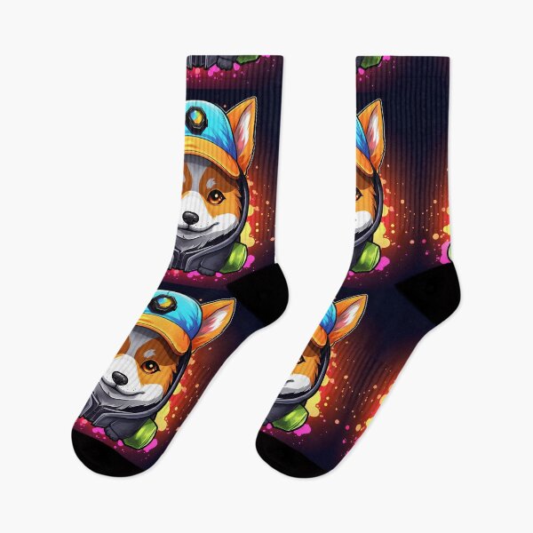 Item preview, Happy Cute shiba dog  designed and sold by KimierArt.