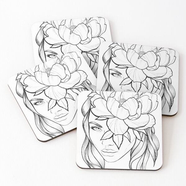 Item preview, Girl with a flowerhat designed and sold by beccasportfolio.