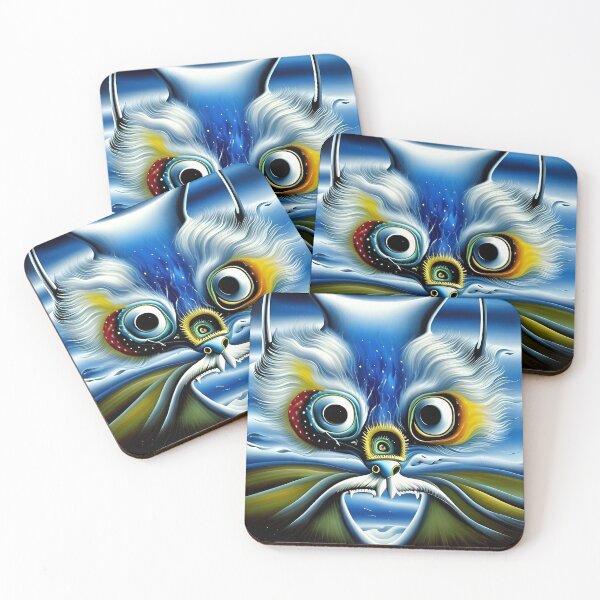 Item preview, Peculiar cat on the sky in a surrealistic style designed and sold by Zolongano.