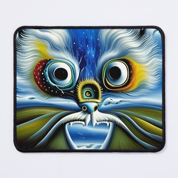 Item preview, Peculiar cat on the sky in a surrealistic style designed and sold by Zolongano.