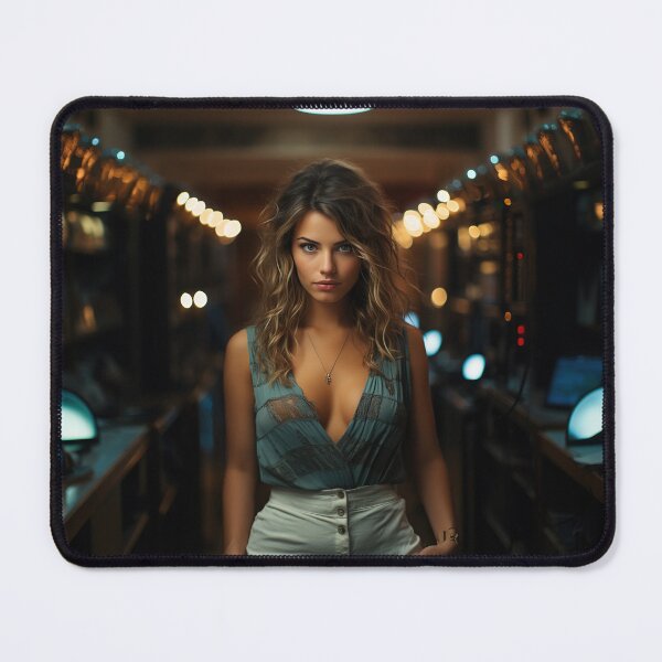 Item preview, Ethical (Systems Manager) Female Assistant Hacker at Work designed and sold by TheBrainArt.