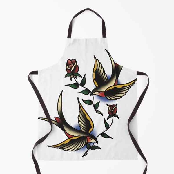 Item preview, Traditional Tattoo Swallows designed and sold by tttraddesigns.