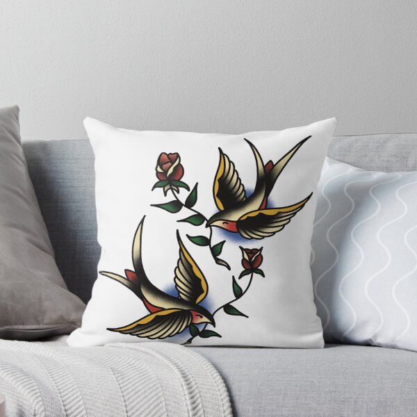 Item preview, Traditional Tattoo Swallows designed and sold by tttraddesigns.