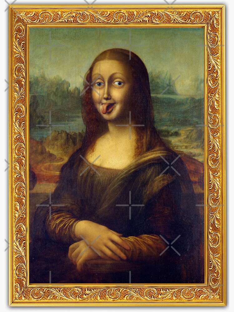 Vintage 1990's Size XL Mona Lisa Smoking Reefer Blunt Pot