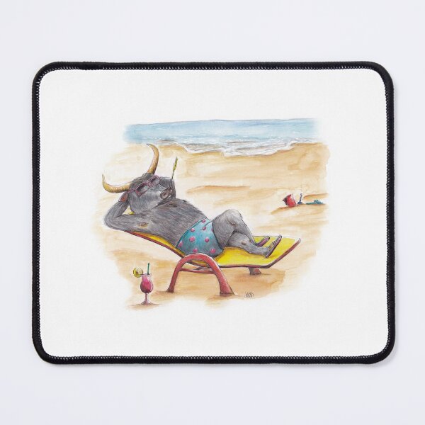 Item preview, The bull at the beach designed and sold by mlppassionart.