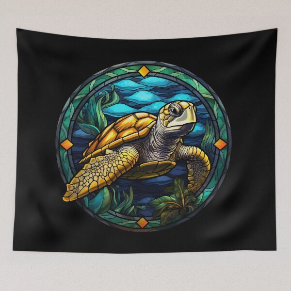 Item preview, Colorful turtle designed and sold by BloodRubyz.