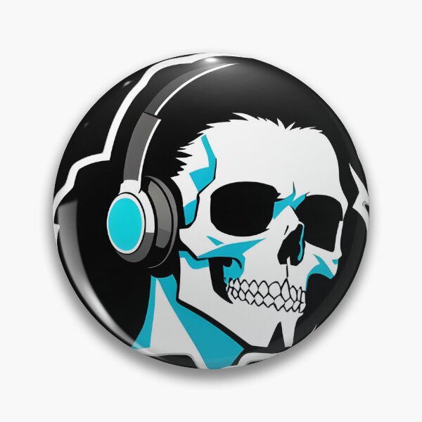 Item preview, Rasta Vibes: The Skull with Dreadlocks and Headphones | Listening Music designed and sold by General-Corner.
