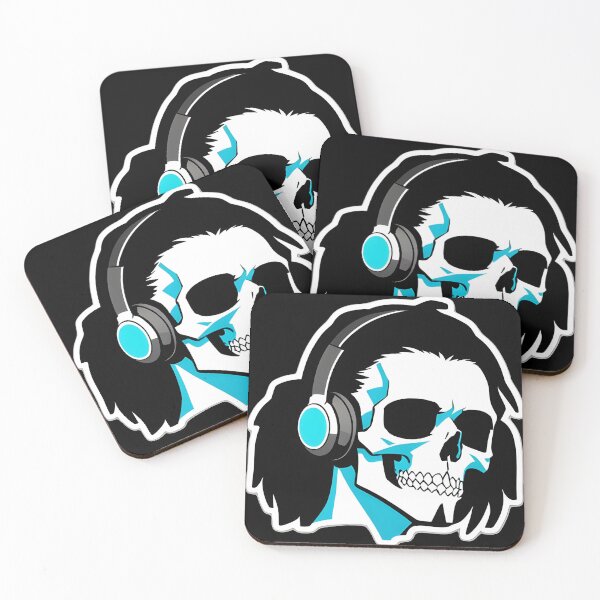 Item preview, Rasta Vibes: The Skull with Dreadlocks and Headphones | Listening Music designed and sold by General-Corner.