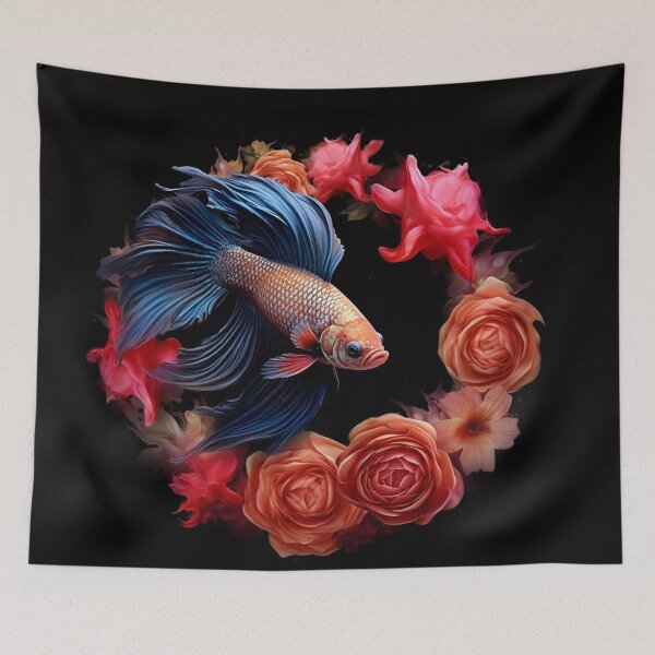 Item preview, Rainbow Betta fish designed and sold by BloodRubyz.