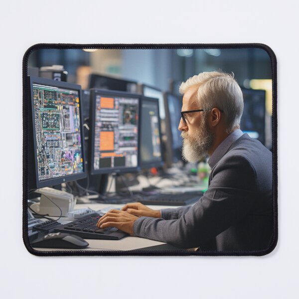 Item preview, Ethical Forensic Auditing Hacker at Work designed and sold by TheBrainArt.