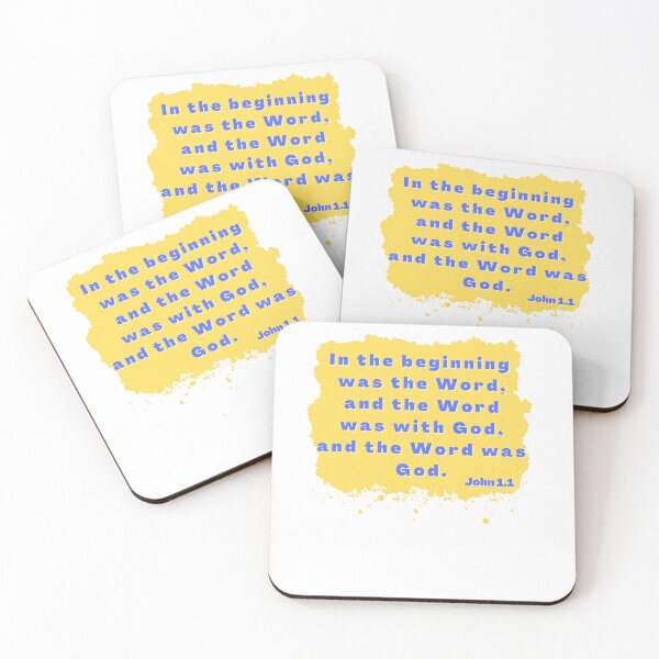 Item preview, Bible verse in the beginning was the word designed and sold by JacoBeatzShop.
