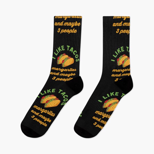Item preview, I like tacos margaritas and maybe 3 people introvert sarcastic taco lovers fans  designed and sold by JoyTop.