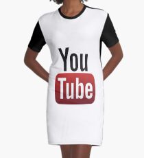 Youtube Graphic T-Shirt Dress
