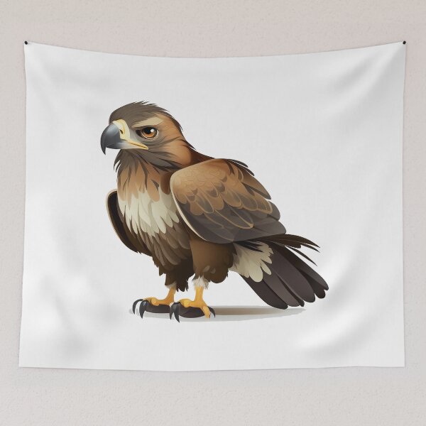 Item preview, Common buzzard ready to catch its prey designed and sold by naturemenagerie.