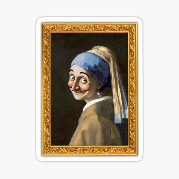 Paint by Sticker Masterpieces-Girl With a Pearl Earring – Recycled Crafts