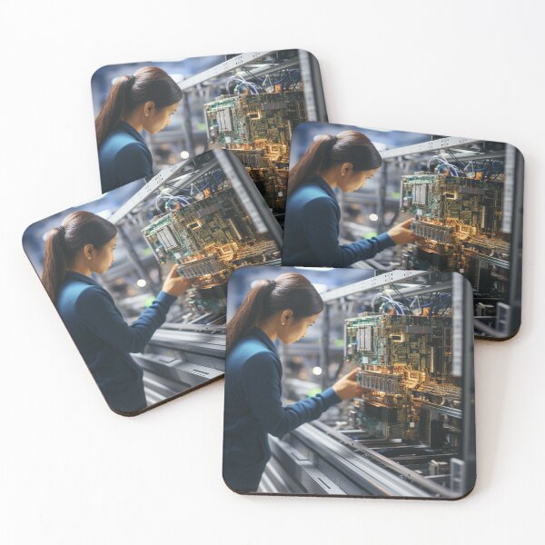 Item preview, Ethical Hardware Specialist Hacker at Work designed and sold by TheBrainArt.