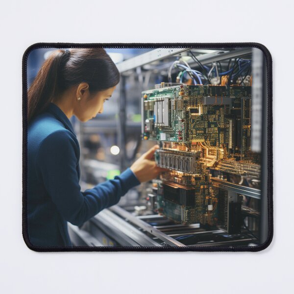 Item preview, Ethical Hardware Specialist Hacker at Work designed and sold by TheBrainArt.