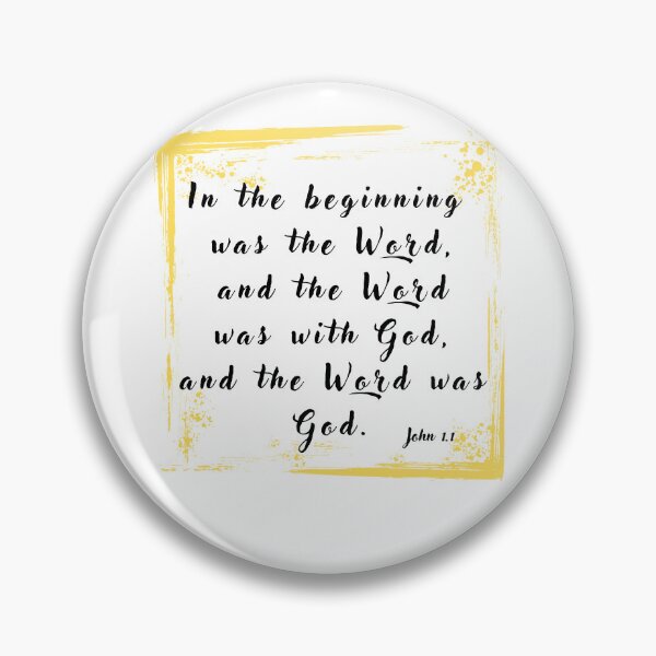 Item preview,  Bible verse in the beginning was the word John 1.1 designed and sold by JacoBeatzShop.