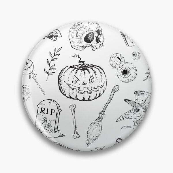Item preview, Halloween Sketch Witchy Nature Design designed and sold by ThreadMummy.