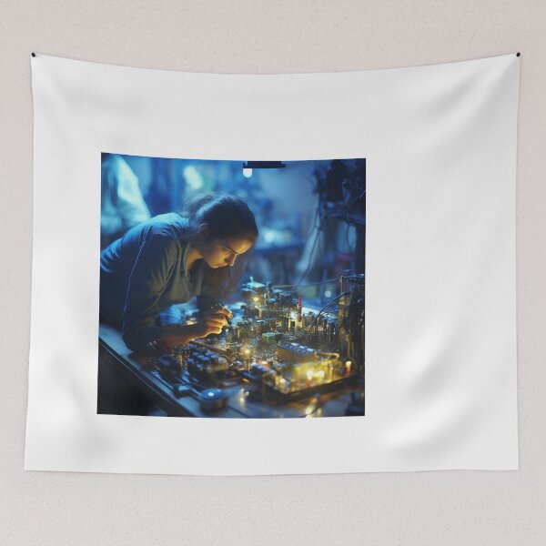 Item preview, Ethical Hardware CPU Hacker at Work designed and sold by TheBrainArt.