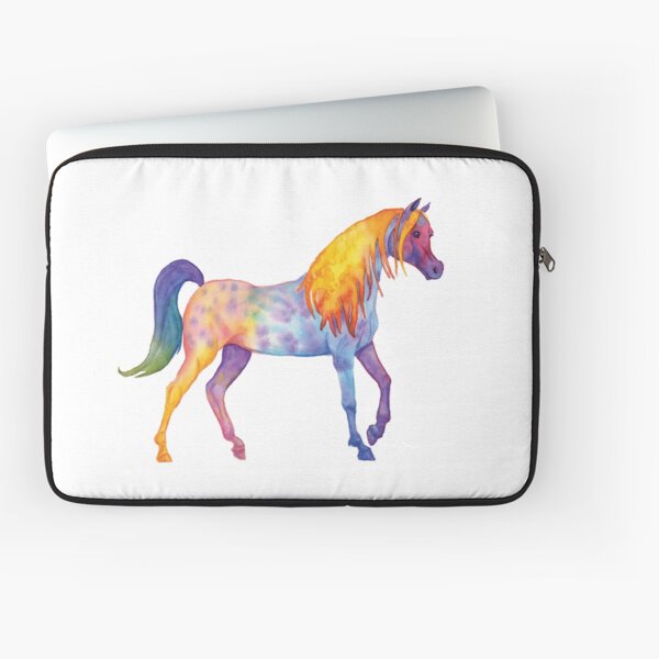 Aperçu de l'œuvre Cheval arabe arc-en-ciel créée et vendue par izzycreates.