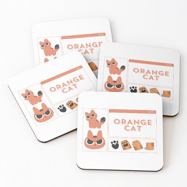 Item preview, orange cat designed and sold by TNwandesignart.