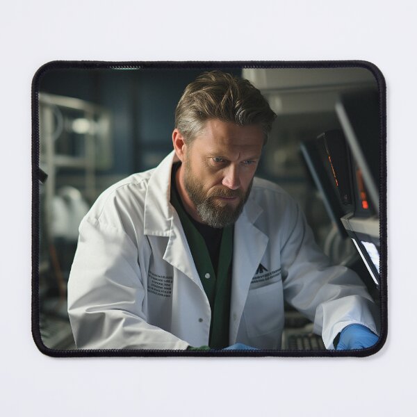 Item preview, Forensic Odontologist Examining Dental Records designed and sold by TheBrainArt.