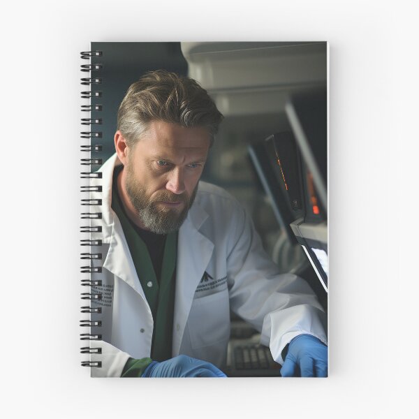 Item preview, Forensic Odontologist Examining Dental Records designed and sold by TheBrainArt.