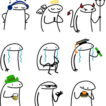 Set of meme stickers 9 Flork | Sticker