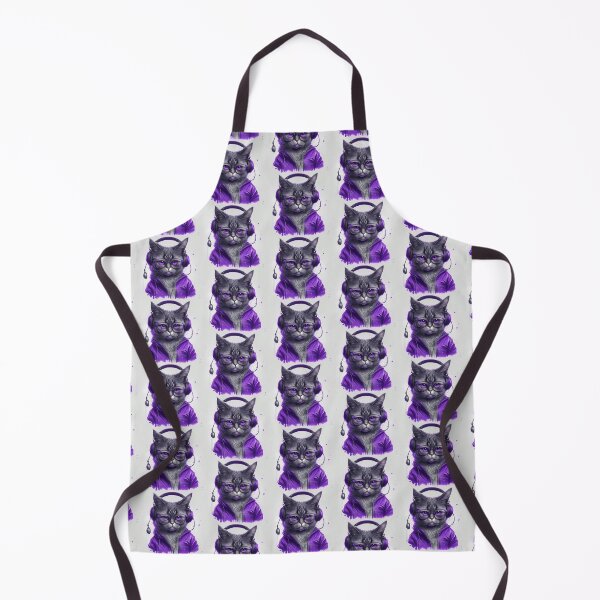Item preview, Purrple Paws: The Enchanting World of the Cat in Purple designed and sold by AmeerAthiyyah.