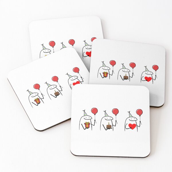 Item preview, 3 Flork meme stickers, Happy birthday designed and sold by ramonparaiba.
