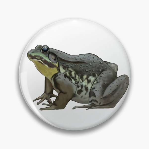Item preview, Green Pond Frog Painting designed and sold by CreationsByBear.