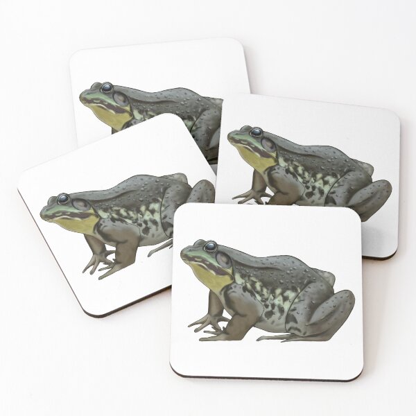 Item preview, Green Pond Frog Painting designed and sold by CreationsByBear.
