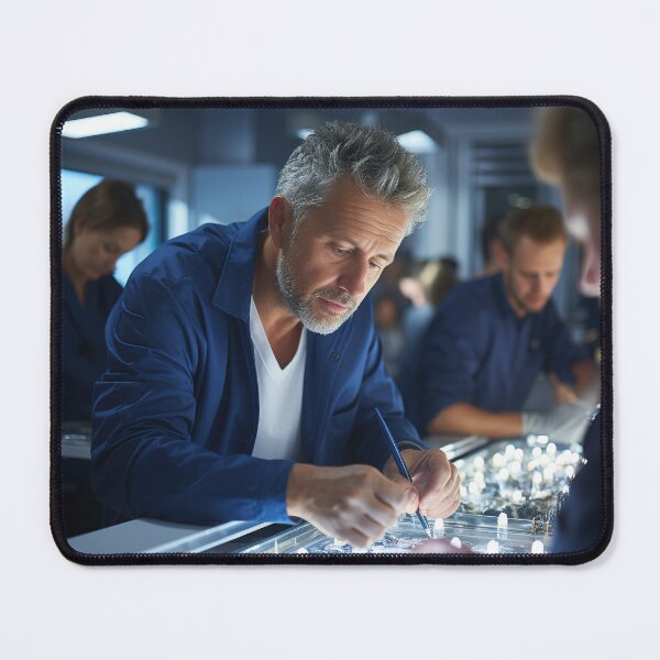 Item preview, Forensict Odontologist Auditor Examining Dental Records designed and sold by TheBrainArt.