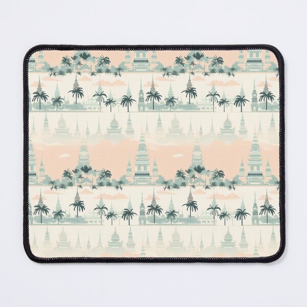 Item preview, Grand Palace, Bangkok: Thai Tranquility in Pastel designed and sold by FamMeetsWorld.