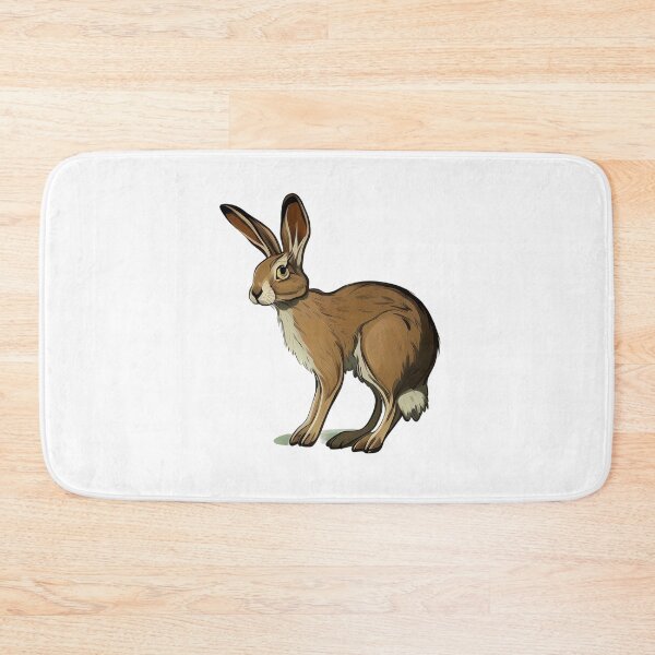 Item preview, A wild hare ready to pounce designed and sold by naturemenagerie.
