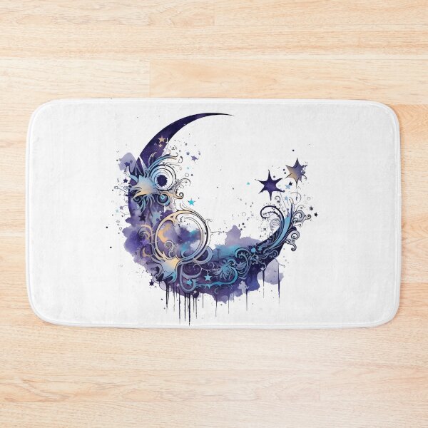Item preview, Enchanting Moon Motif Illustration, Magical Celestial Art designed and sold by ShreyaaArts.