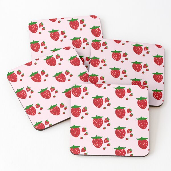 Item preview, Four Strawberries N6 Pink designed and sold by thesamesky.