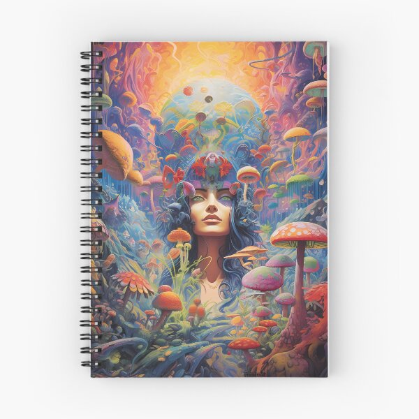 Item preview, Tapiz psicodélico Cosmic Dreamscape - Vibrant Boho Wall Art designed and sold by TileTango.