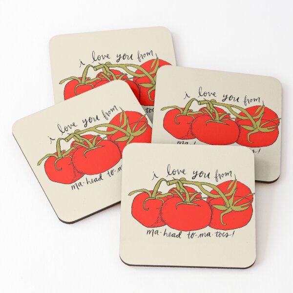 Item preview, I love you from ma-head-to-ma-toes (food pun) designed and sold by maddydoodlesoup.
