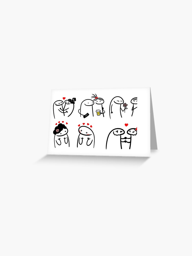 Set of Flork meme stickers | Poster