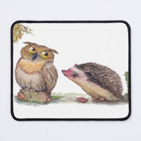 Item preview, The Owl and the Hedgehog designed and sold by mlppassionart.
