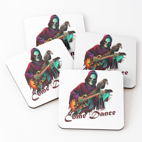 Item preview, Caveira guitarrista designed and sold by AdesivosTop.