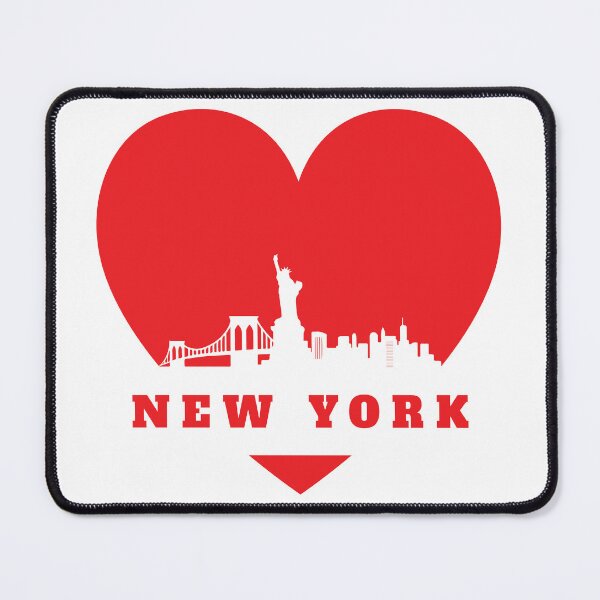 Item preview, New York Heart Sticker: Celebrate love for the Big Apple designed and sold by ColorStudio2023.