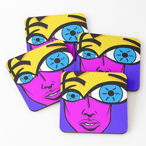 Item preview, Pop art portrait by DKleine designed and sold by D Kleine.