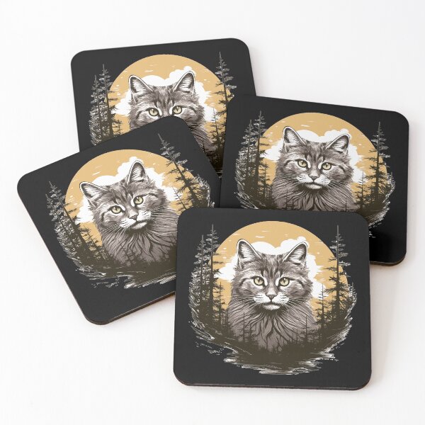 Item preview, Circle Vintage logo style Therian Cat - art vintage, green designed and sold by SGDesignonline.