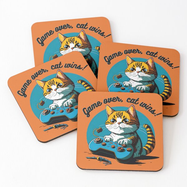 Item preview, ¡Se acabó el juego, el gato gana! designed and sold by Javier Narváez Solarte.