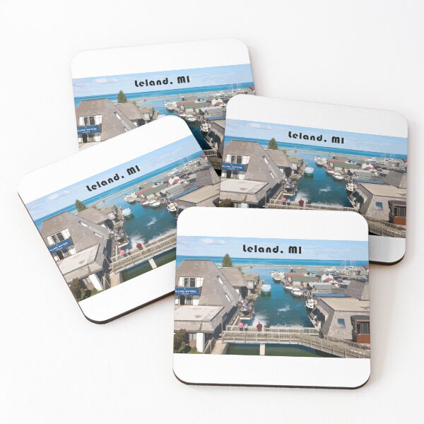 Item preview, Leland, Michigan "Fishtown" Artwork designed and sold by Deric's Designs.