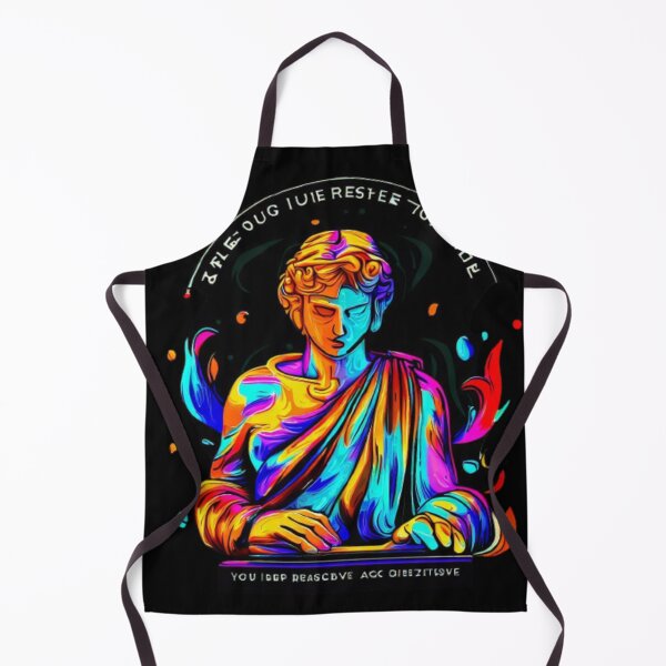 Item preview, Vibrant Vector Illustration: Marble Statue in Colorful Splendor designed and sold by FashionHomeCo.