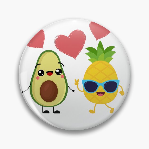 Artikelvorschau, Avocado und Ananas süß entworfen und verkauft von Oceanicmaster.